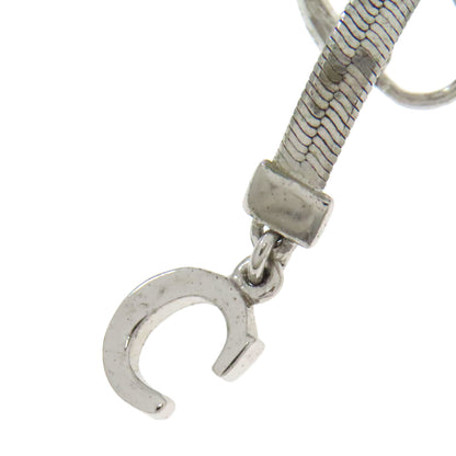 CHRISTIAN DIOR ribbon Earring Metal Ladies [Used]