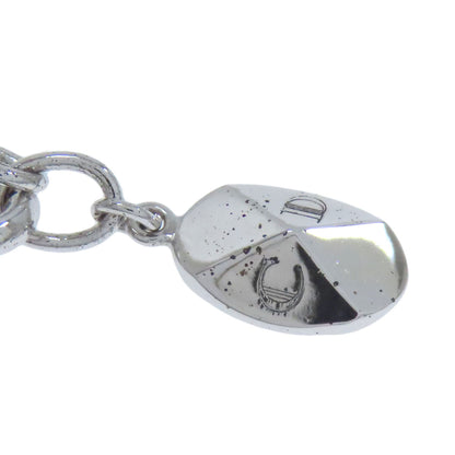 CHRISTIAN DIOR Heart shape Necklace Metal Ladies [Used]