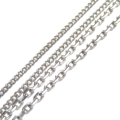 CHRISTIAN DIOR Heart shape Necklace Metal Ladies [Used]