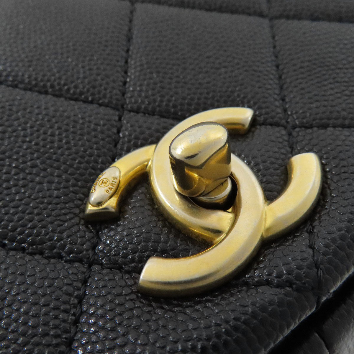 CHANEL Matelasse GoldHardware 2WAY Shoulder Bag Grained Calfskin Skin Ladies [Used]