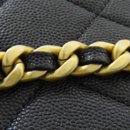 CHANEL Matelasse GoldHardware 2WAY Shoulder Bag Grained Calfskin Skin Ladies [Used]