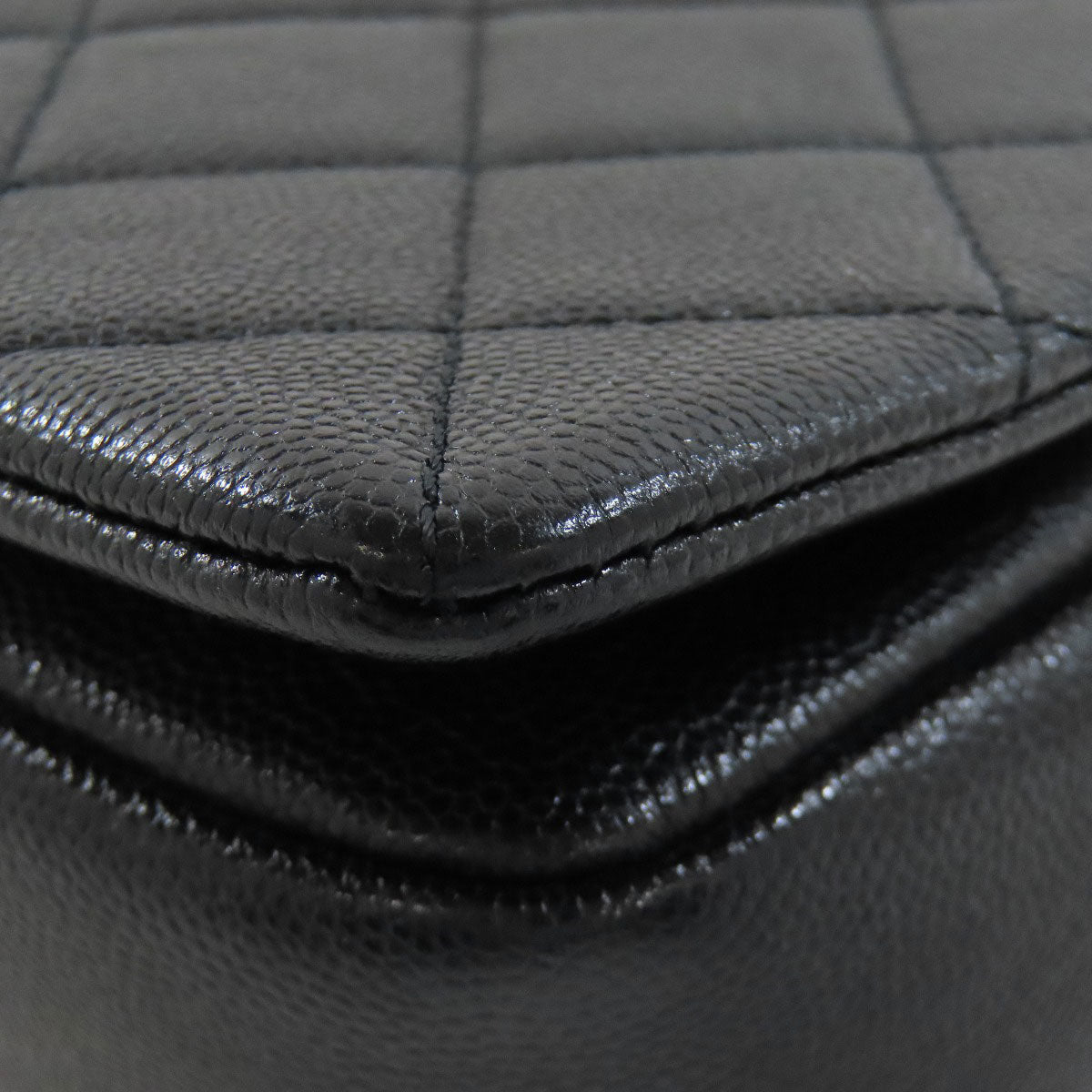 CHANEL Matelasse GoldHardware 2WAY Shoulder Bag Grained Calfskin Skin Ladies [Used]