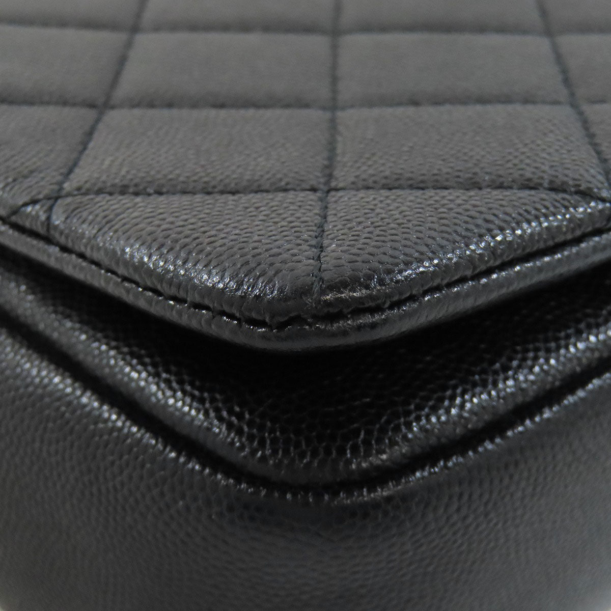 CHANEL Matelasse GoldHardware 2WAY Shoulder Bag Grained Calfskin Skin Ladies [Used]