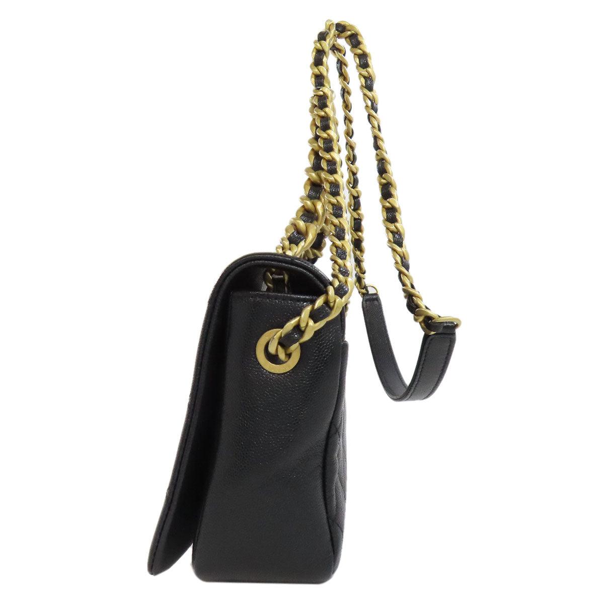 CHANEL Matelasse GoldHardware 2WAY Shoulder Bag Grained Calfskin Skin Ladies [Used]