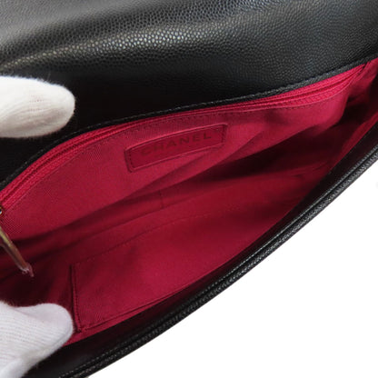 CHANEL Matelasse GoldHardware 2WAY Shoulder Bag Grained Calfskin Skin Ladies [Used]