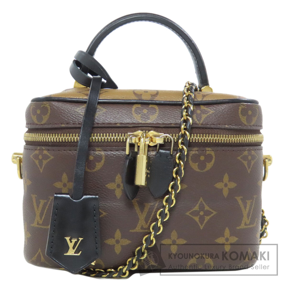 LOUIS VUITTON  M45165 Handbag Vanity NV PM Monogram reverse Ladies