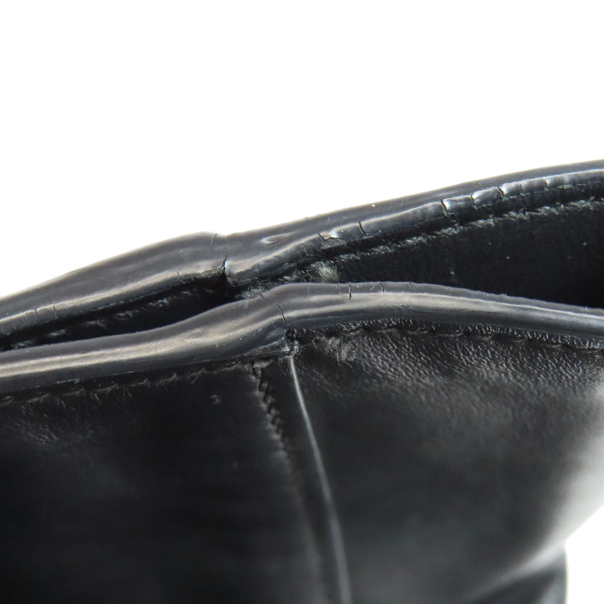 MIUMIU Logo studs Tote Bag Leather Ladies [Used]