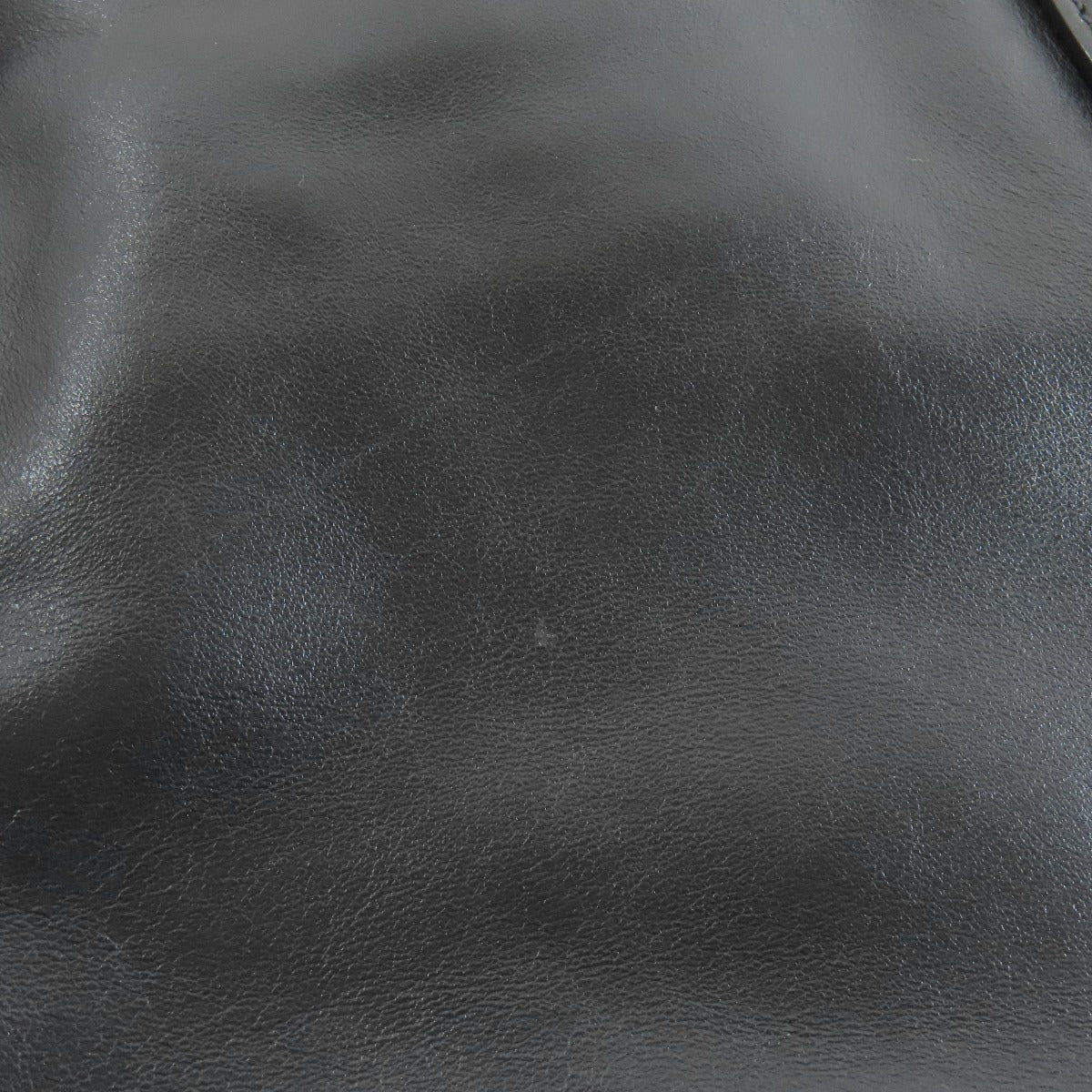 MIUMIU Logo studs Tote Bag Leather Ladies [Used]