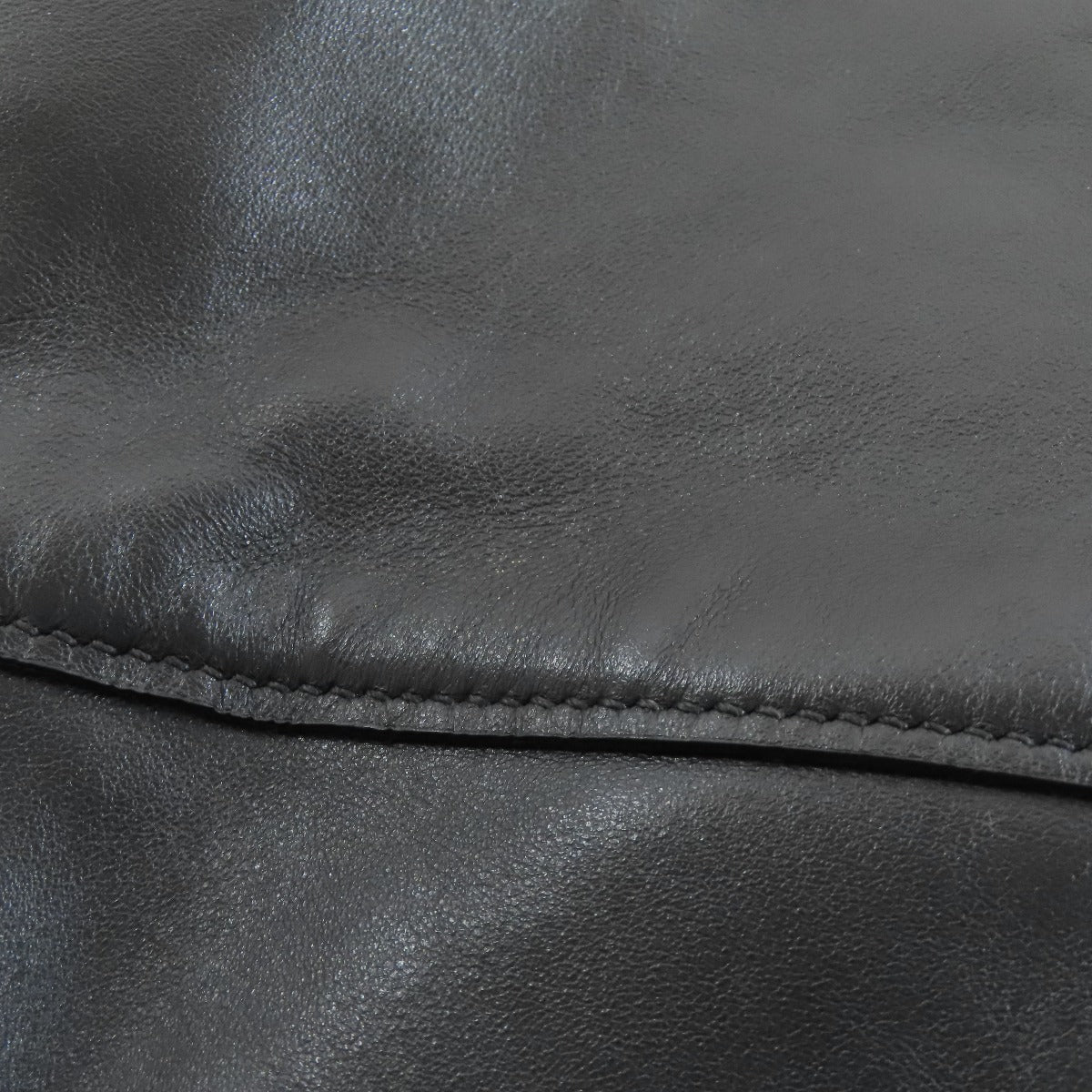 MIUMIU Logo studs Tote Bag Leather Ladies [Used]