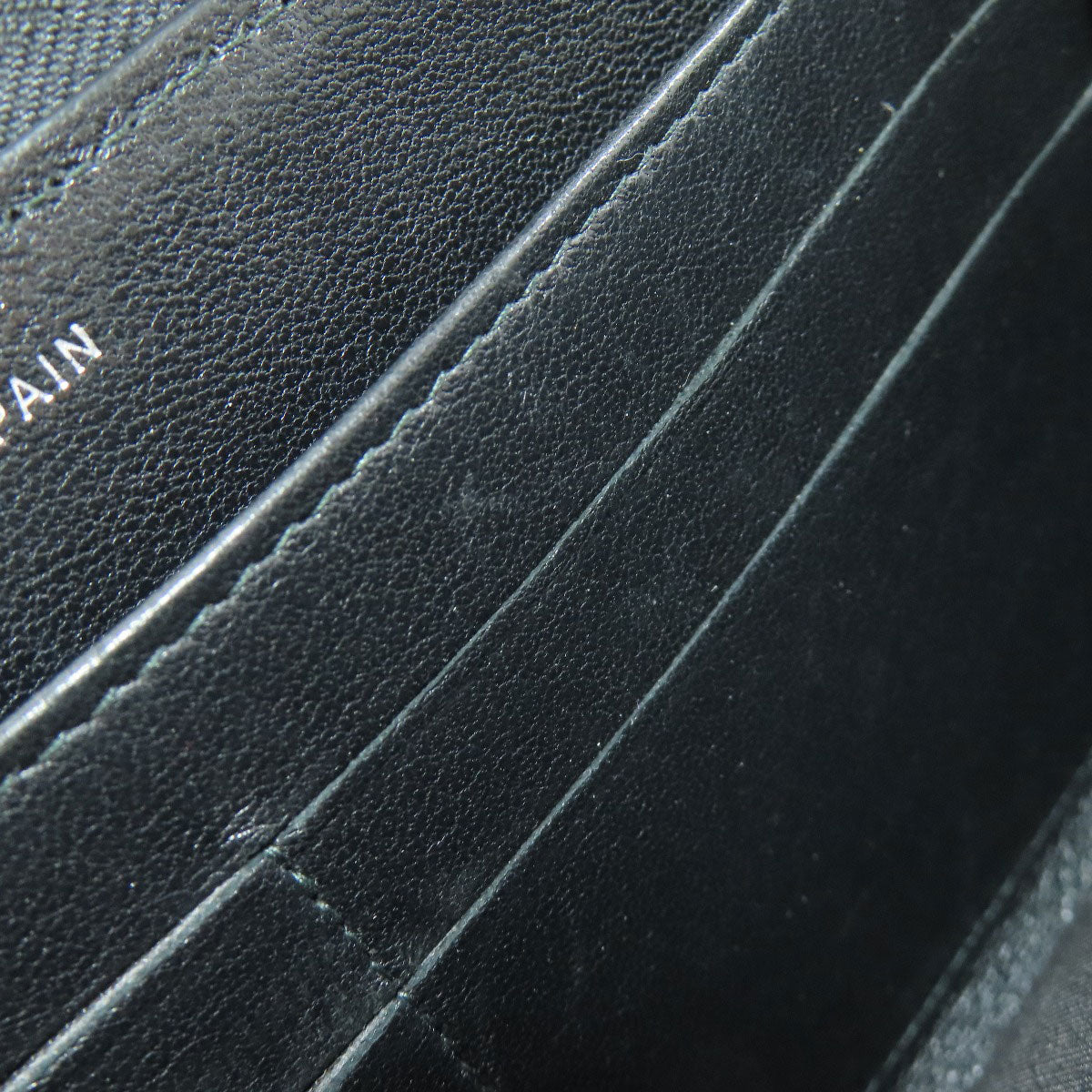 CHANEL   Long wallet (with coin pocket) Mademoiselle SilverHardware Lambskin Ladies