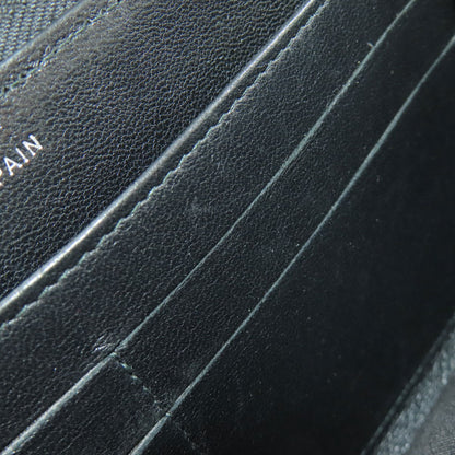 CHANEL   Long wallet (with coin pocket) Mademoiselle SilverHardware Lambskin Ladies