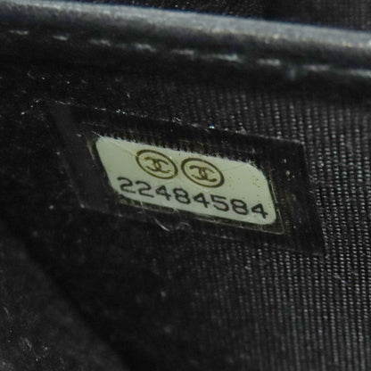 CHANEL   Long wallet (with coin pocket) Mademoiselle SilverHardware Lambskin Ladies