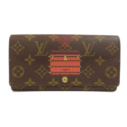 LOUIS VUITTON  M60415 Long wallet (with coin pocket) Portefeiulle Â· Sarah Trunk Monogram canvas Ladies