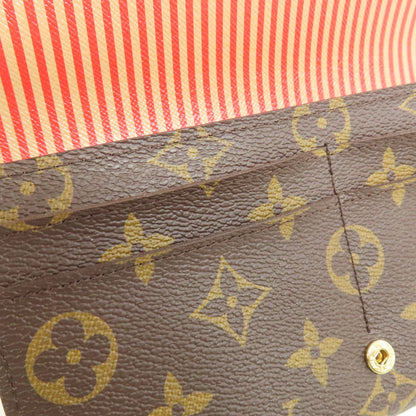 LOUIS VUITTON M60415 Portefeiulle Â· Sarah Trunk Long wallet (with coin pocket) Monogram canvas Ladies [Used]