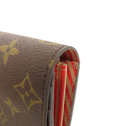 LOUIS VUITTON  M60415 Long wallet (with coin pocket) Portefeiulle Â· Sarah Trunk Monogram canvas Ladies