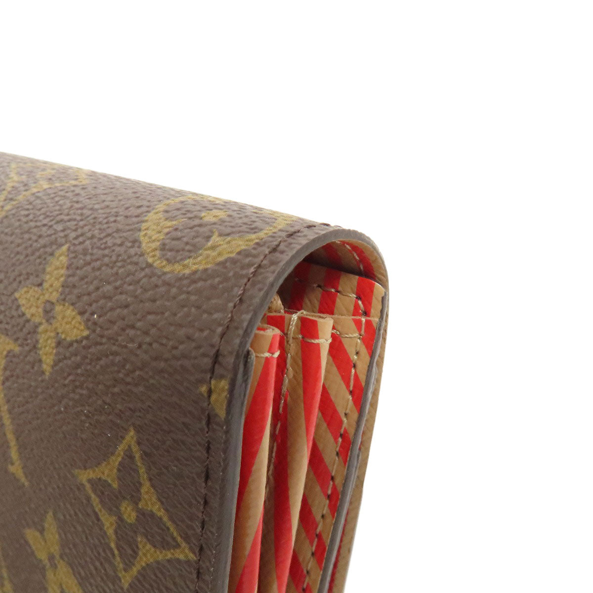 LOUIS VUITTON M60415 Portefeiulle Â· Sarah Trunk Long wallet (with coin pocket) Monogram canvas Ladies [Used]