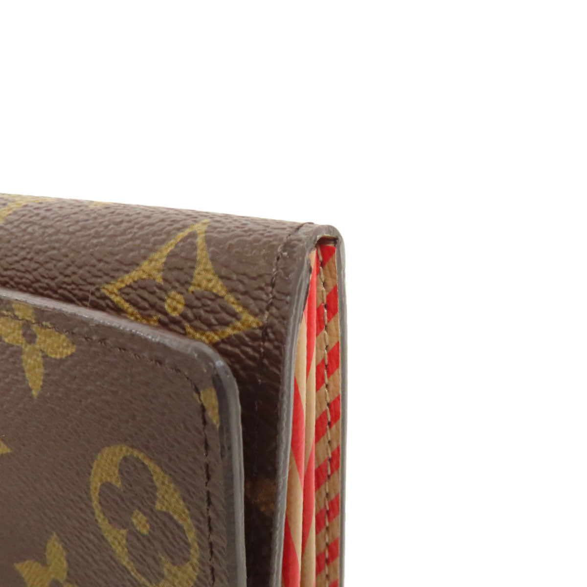 LOUIS VUITTON M60415 Portefeiulle Â· Sarah Trunk Long wallet (with coin pocket) Monogram canvas Ladies [Used]
