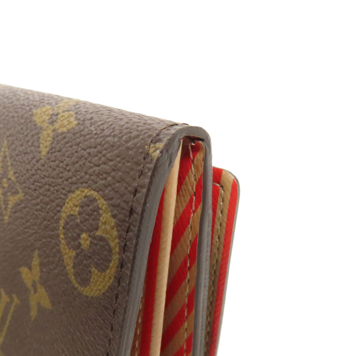 LOUIS VUITTON  M60415 Long wallet (with coin pocket) Portefeiulle Â· Sarah Trunk Monogram canvas Ladies