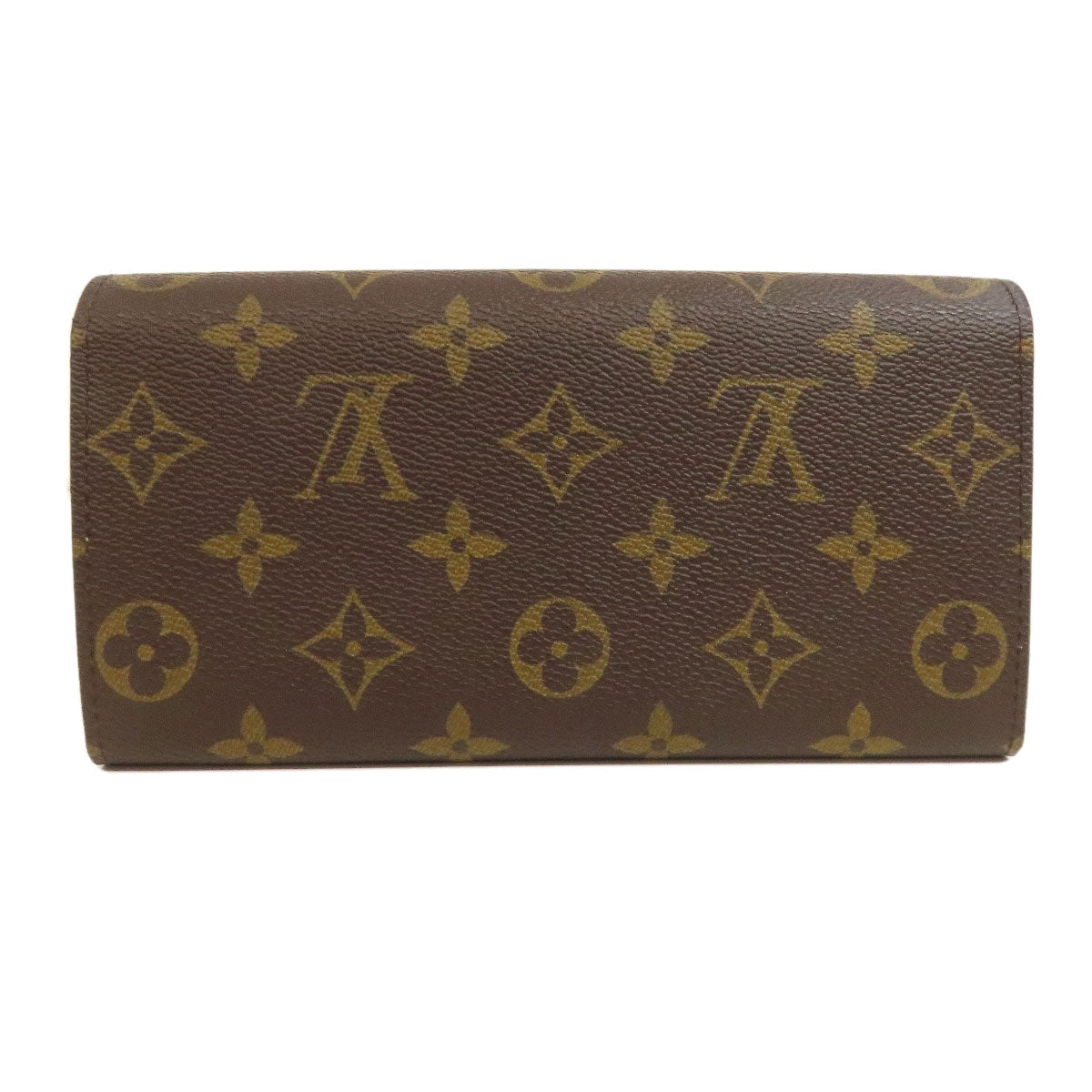 LOUIS VUITTON  M60415 Long wallet (with coin pocket) Portefeiulle Â· Sarah Trunk Monogram canvas Ladies