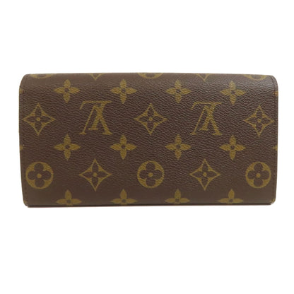 LOUIS VUITTON  M60415 Long wallet (with coin pocket) Portefeiulle Â· Sarah Trunk Monogram canvas Ladies