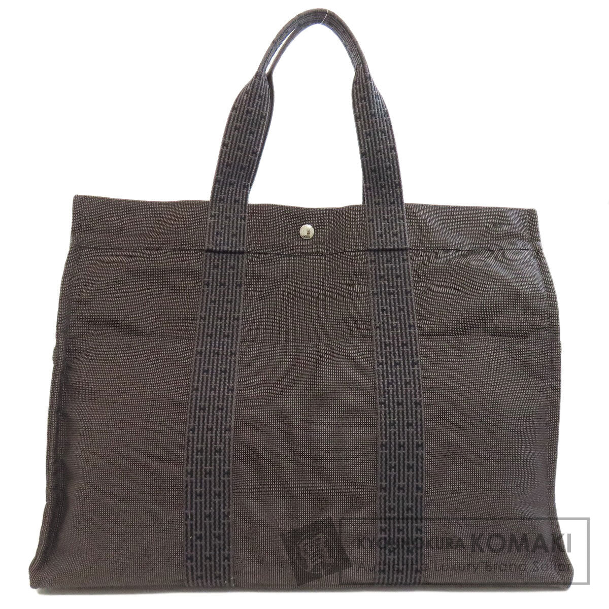 HERMES Her LineGM Tote Bag Canvas Ladies [Used]