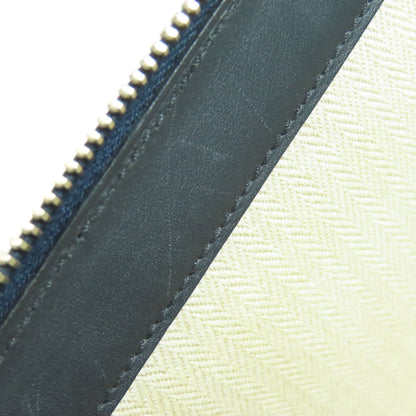 HERMES Stripe Clutch bag Leather mens [Used]