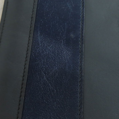HERMES Stripe Clutch bag Leather mens [Used]