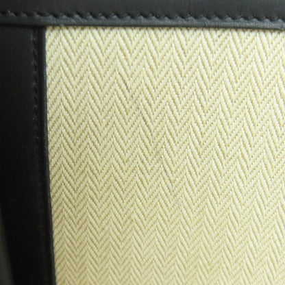 HERMES Stripe Clutch bag Leather mens [Used]