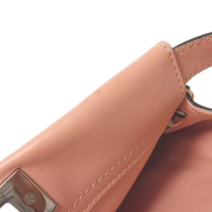 FENDI Peekaboo Ribbon Stitch 2WAY Handbag Calf Ladies [Used]