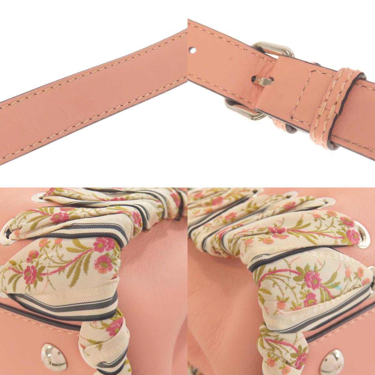 FENDI Peekaboo Ribbon Stitch 2WAY Handbag Calf Ladies [Used]