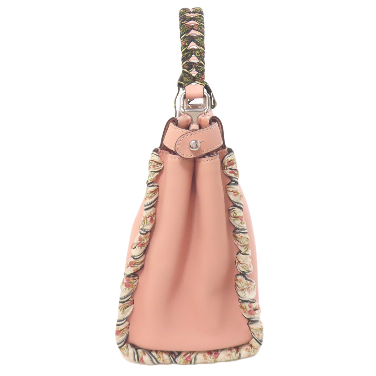 FENDI Peekaboo Ribbon Stitch 2WAY Handbag Calf Ladies [Used]