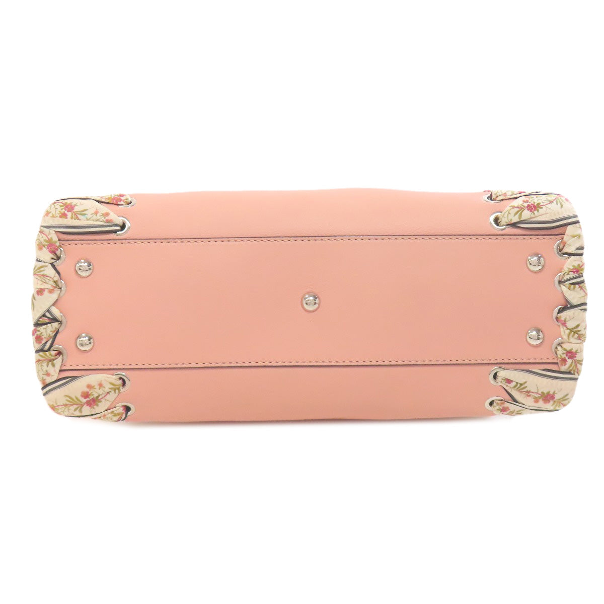 FENDI Peekaboo Ribbon Stitch 2WAY Handbag Calf Ladies [Used]