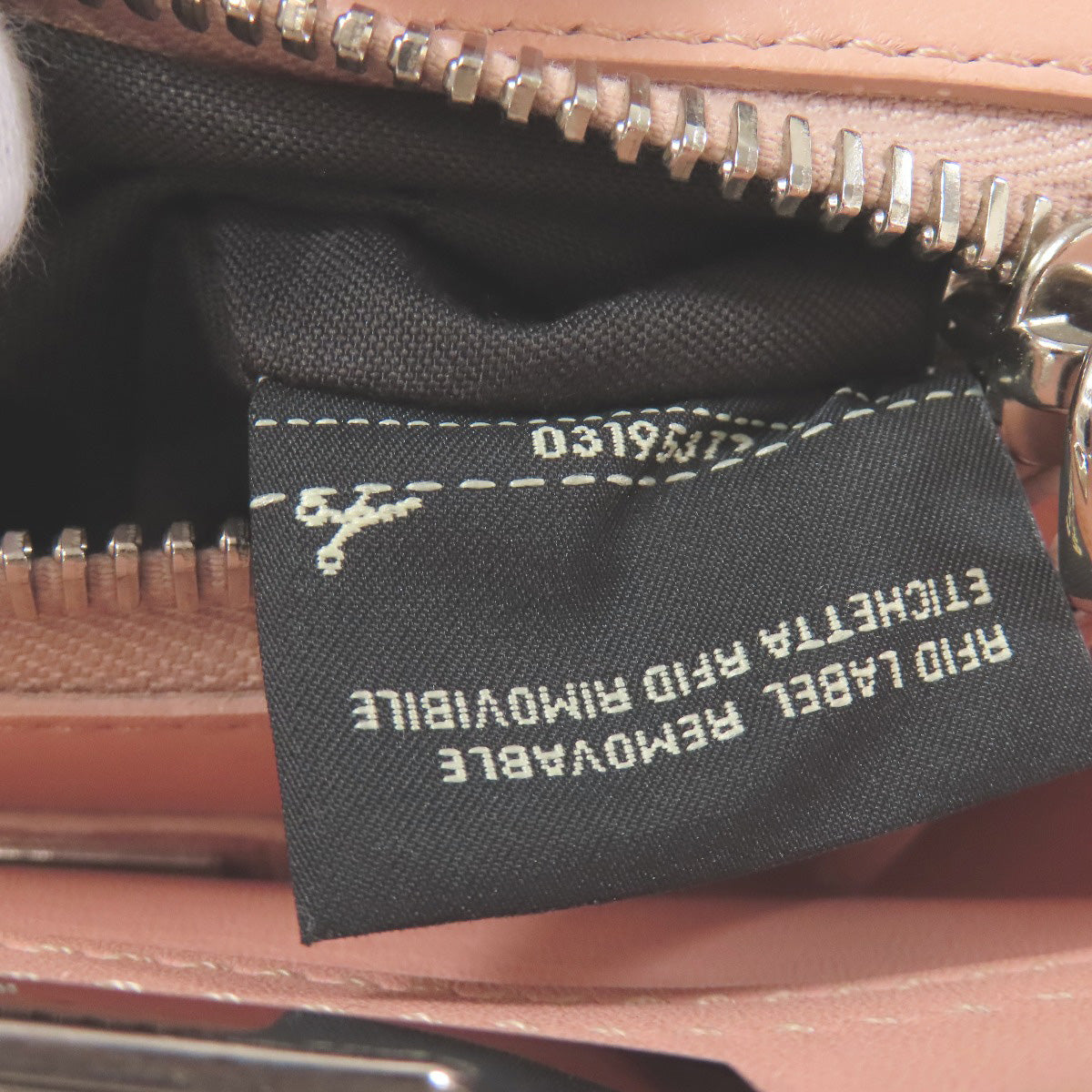 FENDI Peekaboo Ribbon Stitch 2WAY Handbag Calf Ladies [Used]