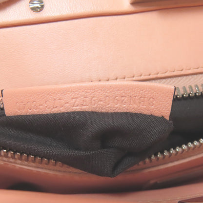 FENDI Peekaboo Ribbon Stitch 2WAY Handbag Calf Ladies [Used]