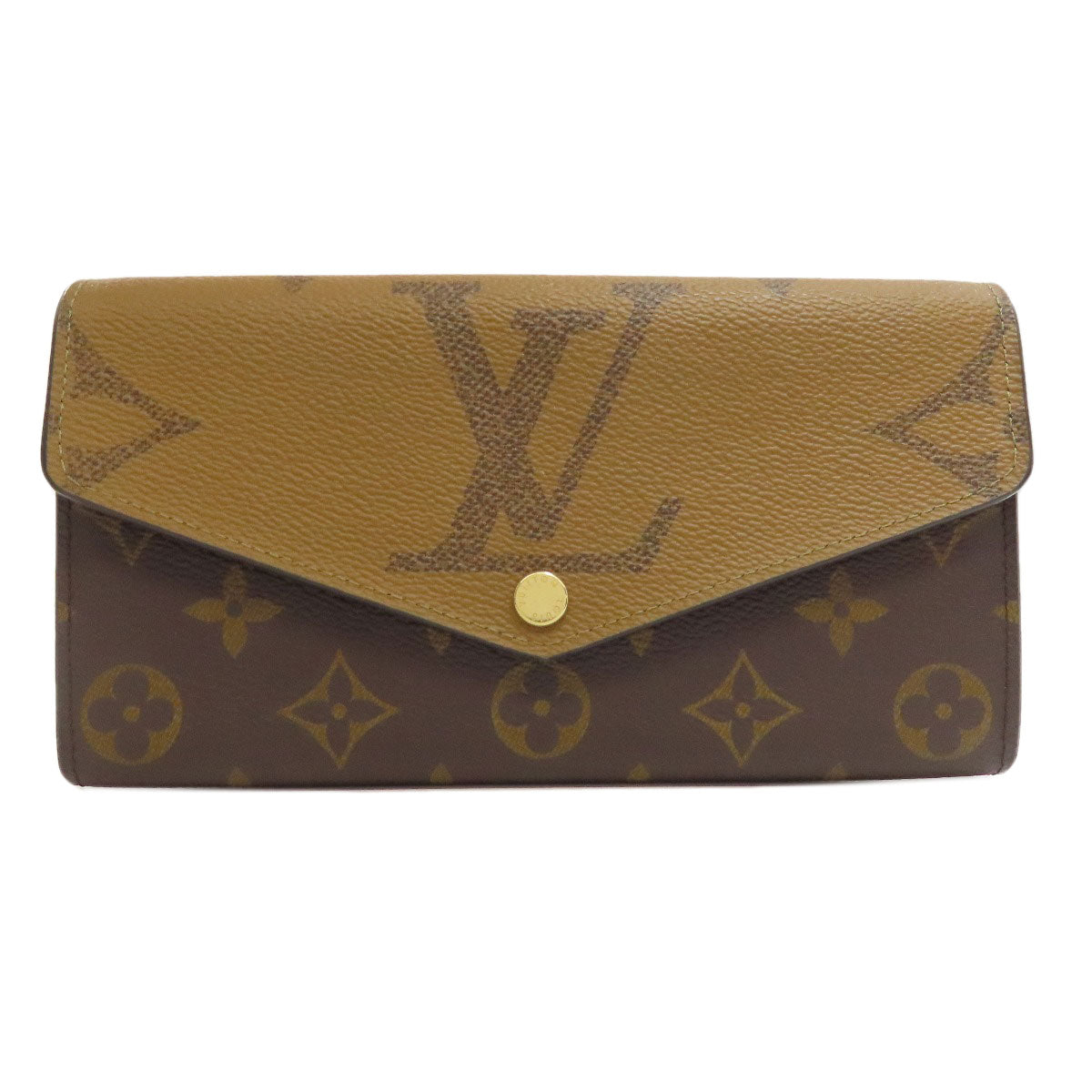 LOUIS VUITTON  M80726 Long wallet (with coin pocket) Portefeiulle Â· Sarah Monogram Giant Ladies