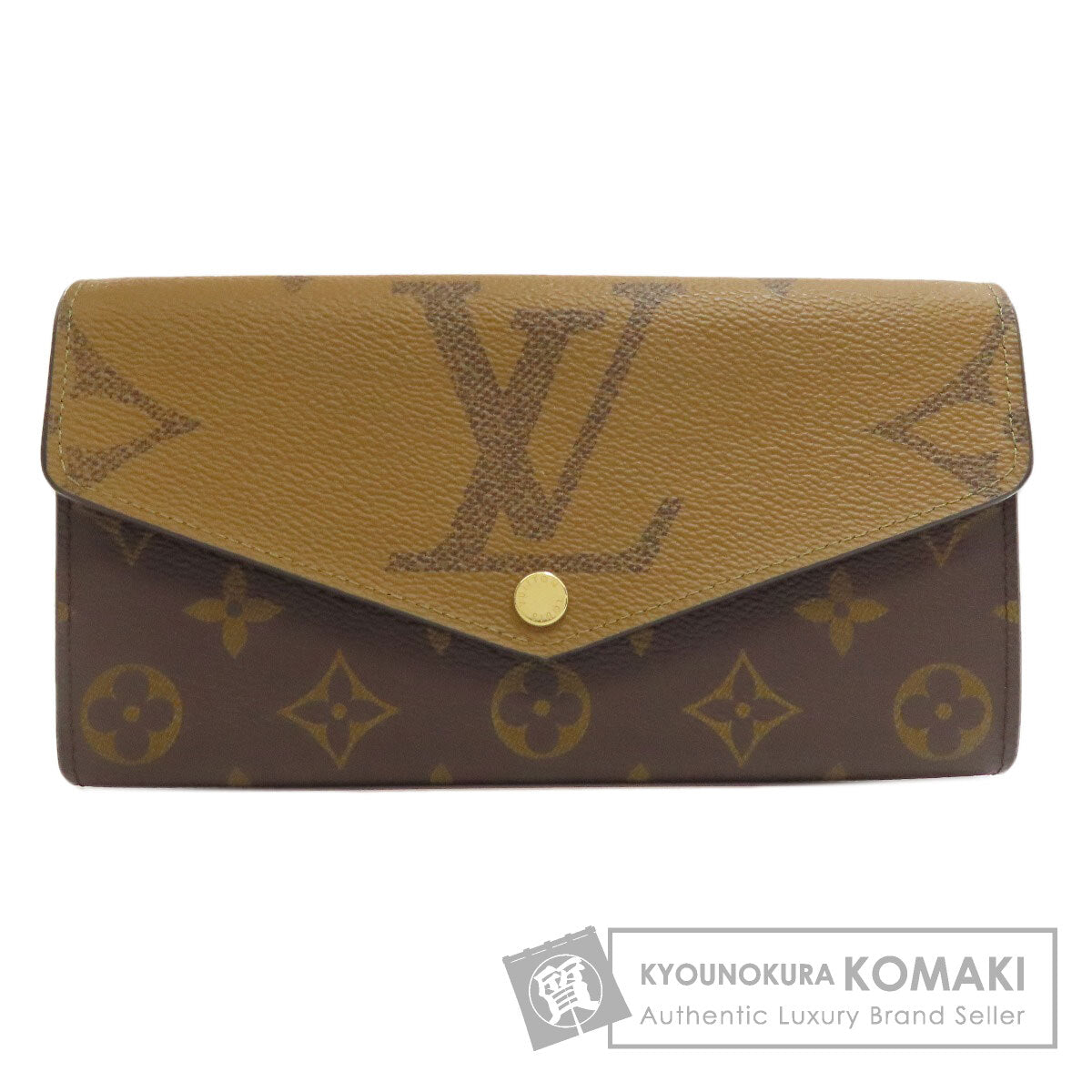 LOUIS VUITTON  M80726 Long wallet (with coin pocket) Portefeiulle Â· Sarah Monogram Giant Ladies