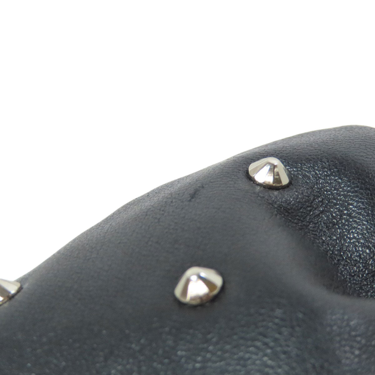 MIUMIU Studs Shoulder Bag Leather Ladies [Used]