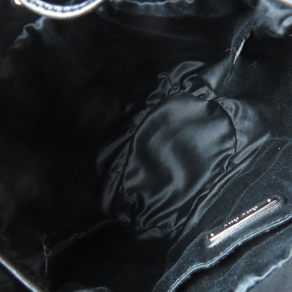 MIUMIU Studs Shoulder Bag Leather Ladies [Used]