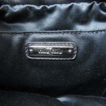MIUMIU Studs Shoulder Bag Leather Ladies [Used]