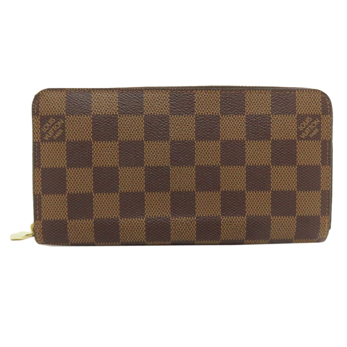 LOUIS VUITTON N60015 Zippy wallet old Long wallet (with coin pocket) Damier canvas Ladies [Used]