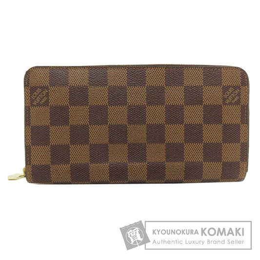 LOUIS VUITTON N60015 Zippy wallet old Long wallet (with coin pocket) Damier canvas Ladies [Used]