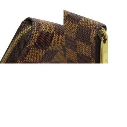 LOUIS VUITTON N60015 Zippy wallet old Long wallet (with coin pocket) Damier canvas Ladies [Used]