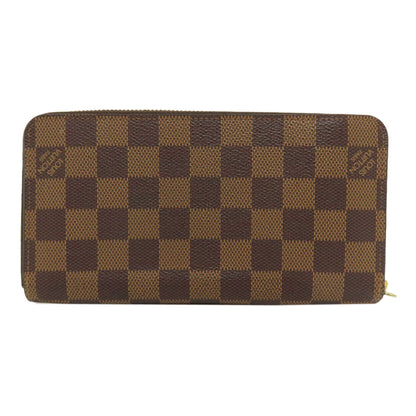 LOUIS VUITTON N60015 Zippy wallet old Long wallet (with coin pocket) Damier canvas Ladies [Used]