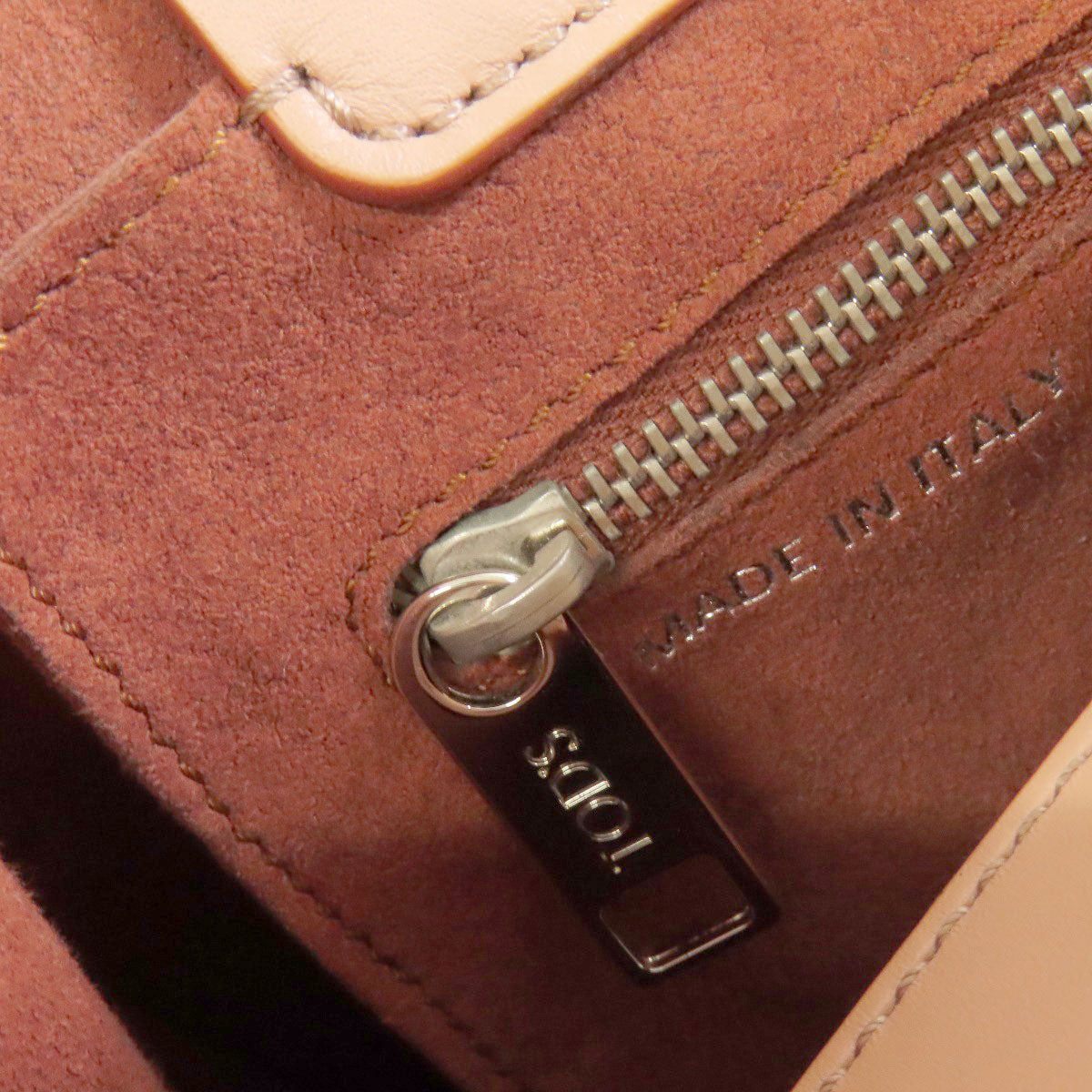 TODS Simple design Handbag Leather Ladies [Used]