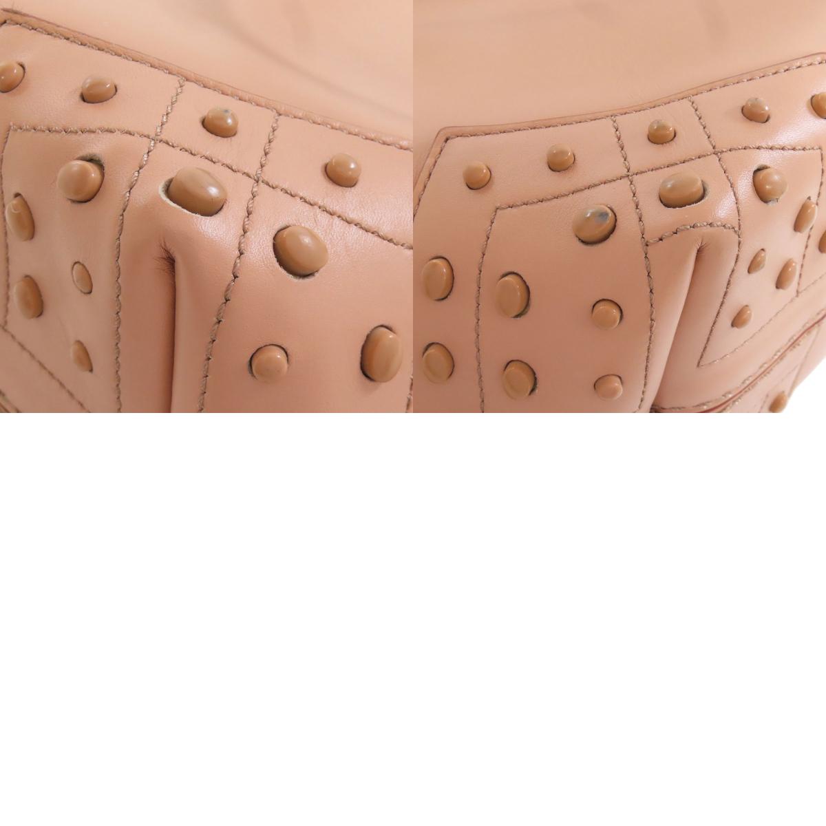 TODS Simple design Handbag Leather Ladies [Used]