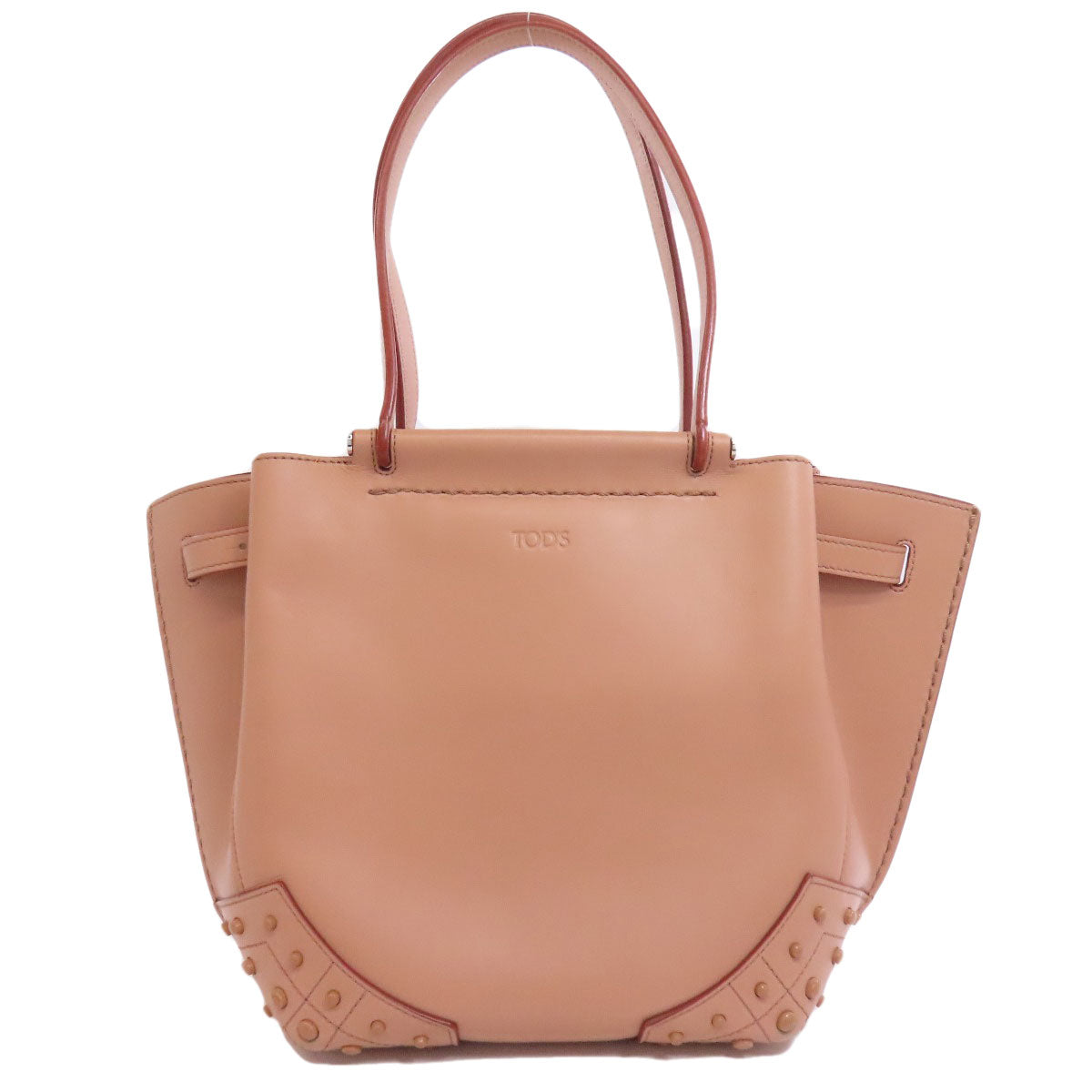 TODS Simple design Handbag Leather Ladies [Used]