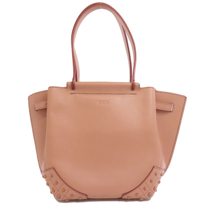 TODS Simple design Handbag Leather Ladies [Used]