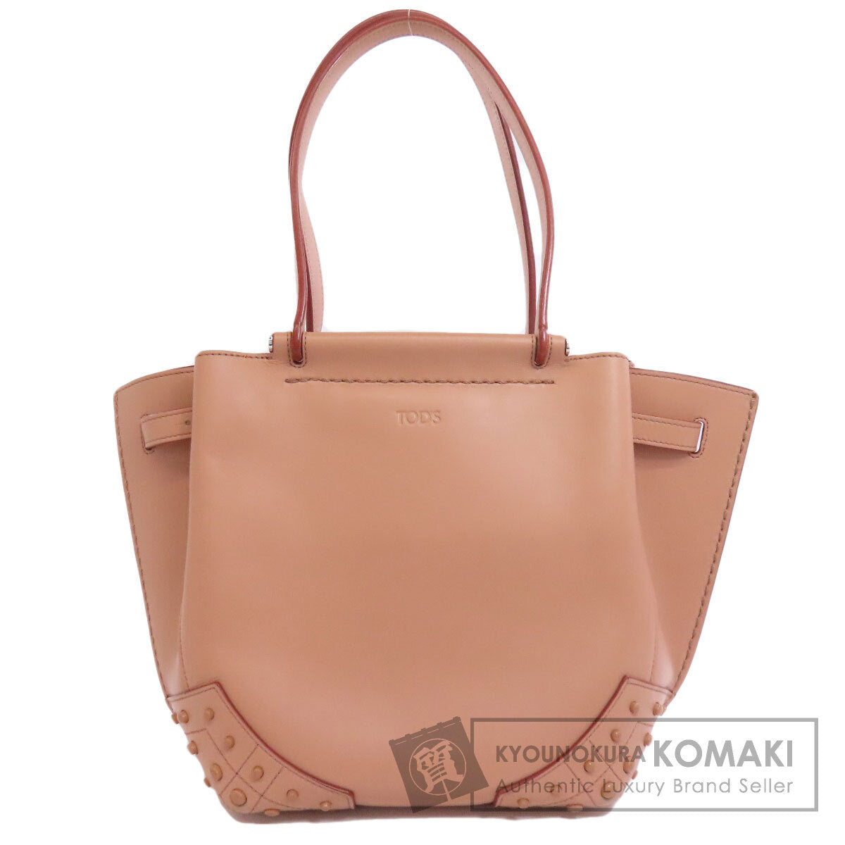 TODS Simple design Handbag Leather Ladies [Used]