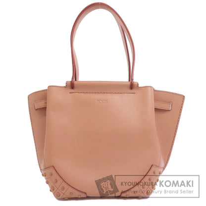 TODS Simple design Handbag Leather Ladies [Used]
