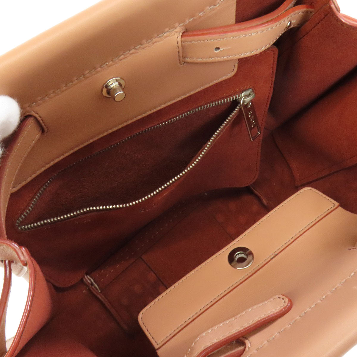 TODS Simple design Handbag Leather Ladies [Used]